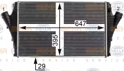 Теплообменник HELLA 8ML 376 700-674