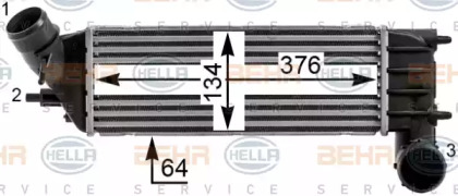 Теплообменник HELLA 8ML 376 700-714