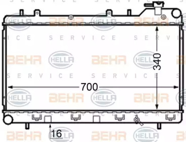 Теплообменник HELLA 8MK 376 704-571