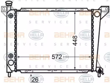 Теплообменник HELLA 8MK 376 704-671