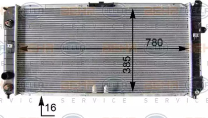 Теплообменник HELLA 8MK 376 704-854