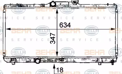 Теплообменник HELLA 8MK 376 706-731