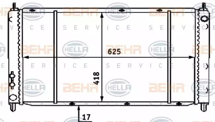 Теплообменник HELLA 8MK 376 707-181