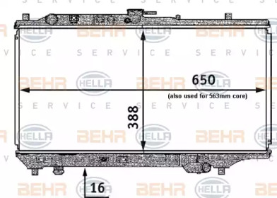 Теплообменник HELLA 8MK 376 707-411