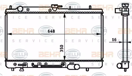 Теплообменник HELLA 8MK 376 708-061