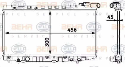 Теплообменник HELLA 8MK 376 708-351