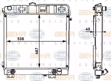 Теплообменник HELLA 8MK 376 709-791