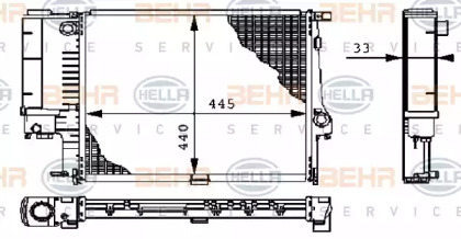 Теплообменник HELLA 8MK 376 711-084