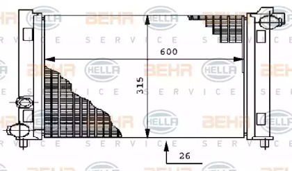 Теплообменник HELLA 8MK 376 712-041