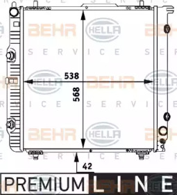 Теплообменник HELLA 8MK 376 712-331