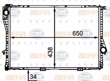 Теплообменник HELLA 8MK 376 712-494