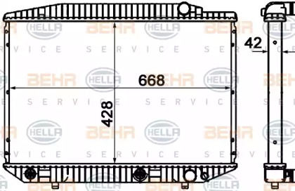 Теплообменник HELLA 8MK 376 712-524