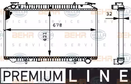 Теплообменник HELLA 8MK 376 712-721