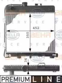 Теплообменник HELLA 8MK 376 713-261