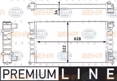 Теплообменник HELLA 8MK 376 713-421