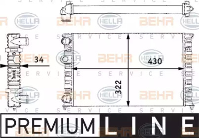 Теплообменник HELLA 8MK 376 713-741