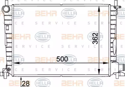 Теплообменник HELLA 8MK 376 714-241