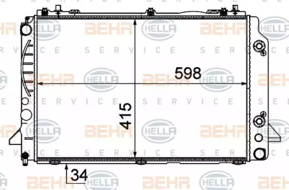 Теплообменник HELLA 8MK 376 715-164