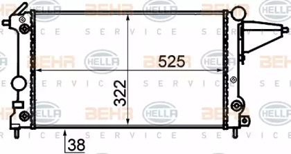 Теплообменник HELLA 8MK 376 715-481