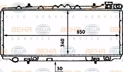 Теплообменник HELLA 8MK 376 715-581