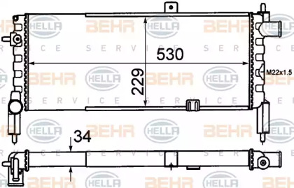 Теплообменник HELLA 8MK 376 715-761