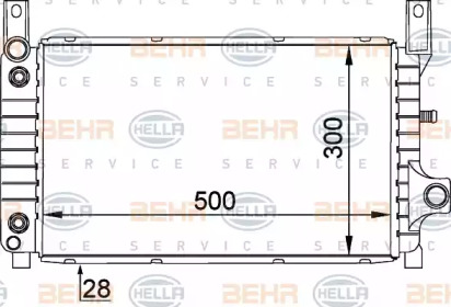 Теплообменник HELLA 8MK 376 716-031