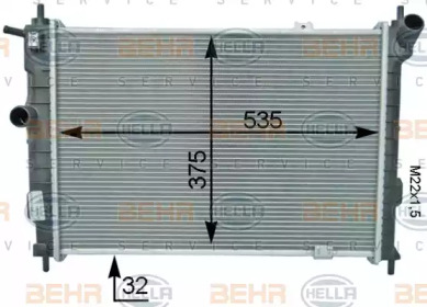 Теплообменник HELLA 8MK 376 716-091