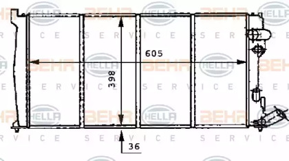 Теплообменник HELLA 8MK 376 716-511