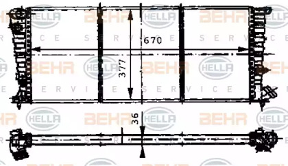 Теплообменник HELLA 8MK 376 716-521