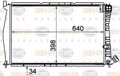 Теплообменник HELLA 8MK 376 716-561