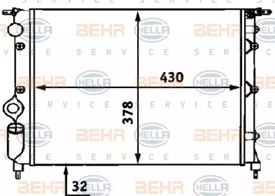 Теплообменник HELLA 8MK 376 716-601