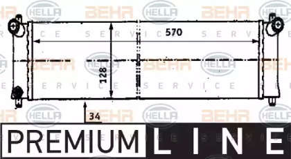 Теплообменник HELLA 8MK 376 716-651