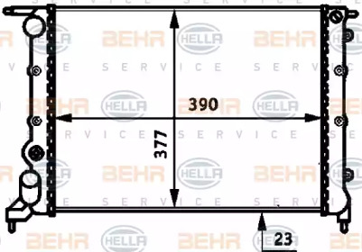 Теплообменник HELLA 8MK 376 717-301