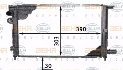 Теплообменник HELLA 8MK 376 717-321