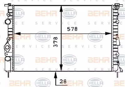 Теплообменник HELLA 8MK 376 717-451