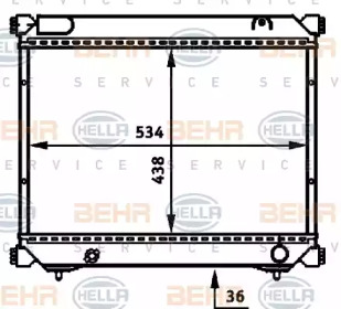 Теплообменник HELLA 8MK 376 717-691