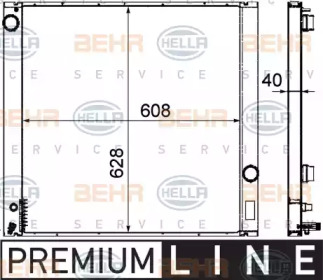 Теплообменник HELLA 8MK 376 718-321