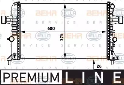 Теплообменник HELLA 8MK 376 718-331