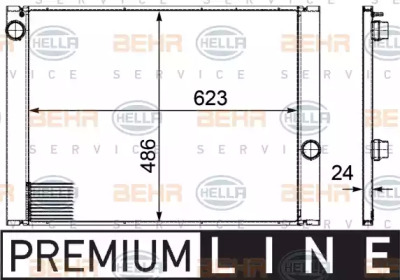 Теплообменник HELLA 8MK 376 719-141