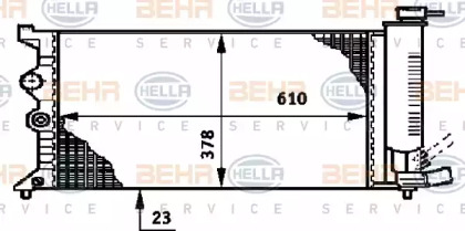 Теплообменник HELLA 8MK 376 719-431