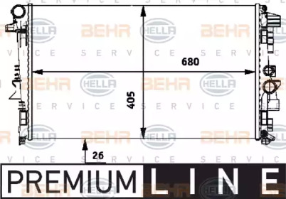 Теплообменник HELLA 8MK 376 719-741