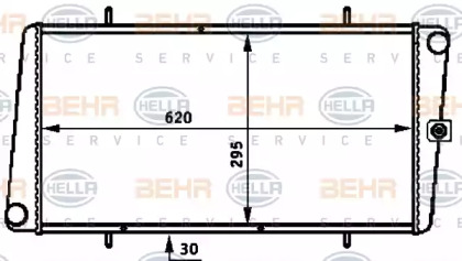 Теплообменник HELLA 8MK 376 721-011