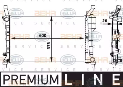 Теплообменник HELLA 8MK 376 721-021