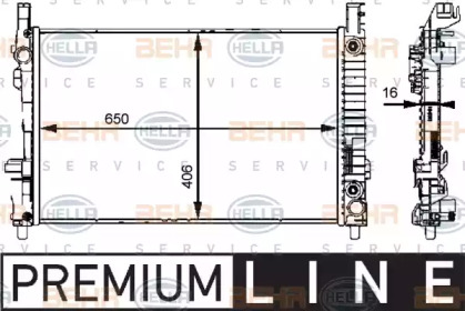 Теплообменник HELLA 8MK 376 721-031