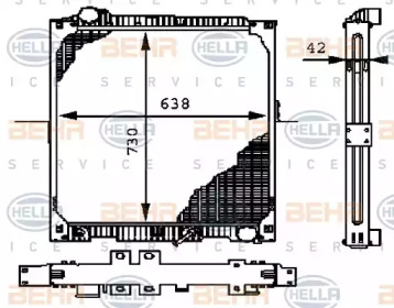 Теплообменник HELLA 8MK 376 721-341