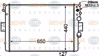 Теплообменник HELLA 8MK 376 724-561