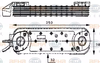 Теплообменник HELLA 8MO 376 725-121