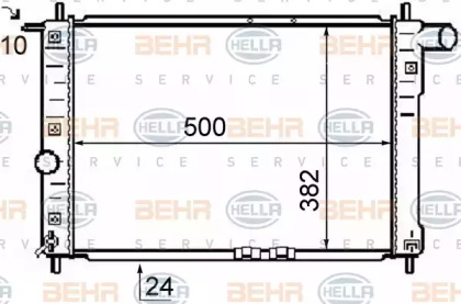 Теплообменник HELLA 8MK 376 726-501