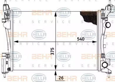 Теплообменник HELLA 8MK 376 728-794