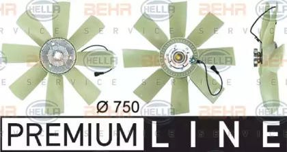 Вентилятор HELLA 8MV 376 731-481